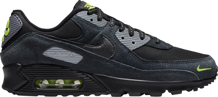 

Кроссовки Air Max 90 'Black Cool Grey Volt', черный