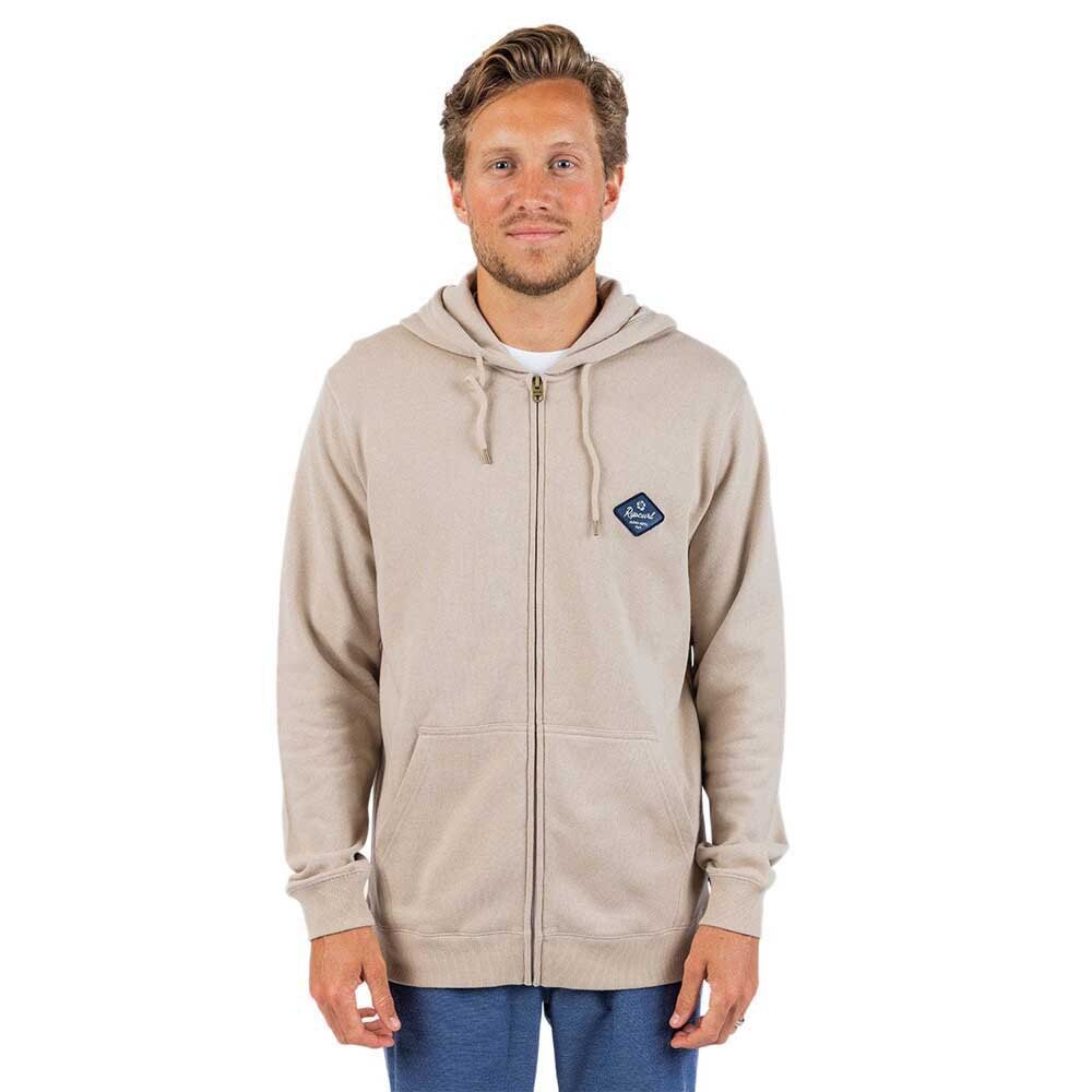 

Толстовка Rip Curl Aloha Hotel Full Zip, бежевый, Серый