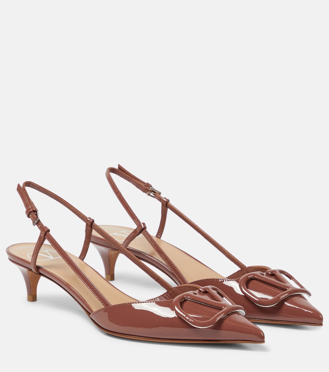 

Лакированные туфли vlogo signature 40 Valentino Garavani, коричневый