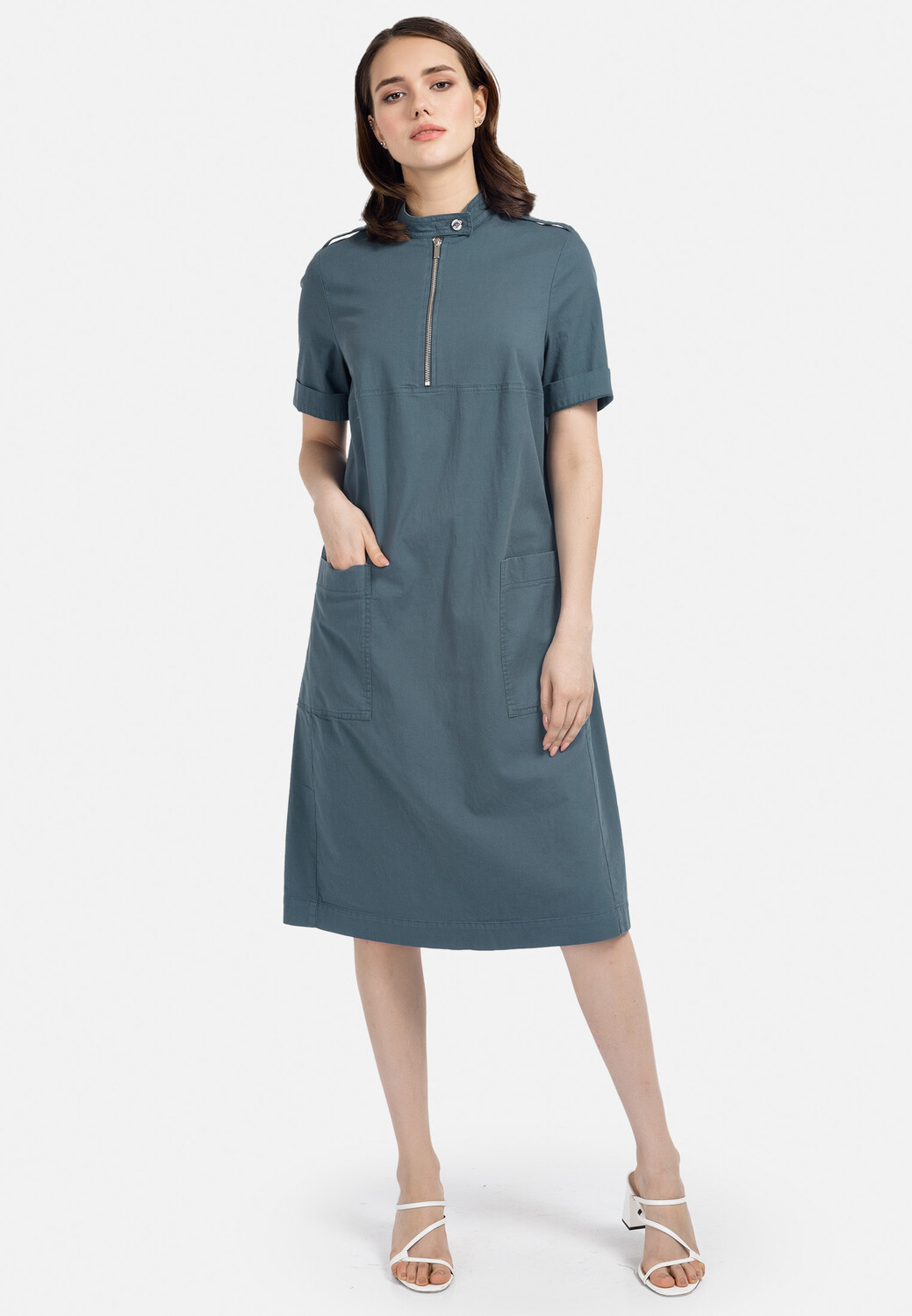 

Платье HELMIDGE Cargo Midi, цвет dunkel grun