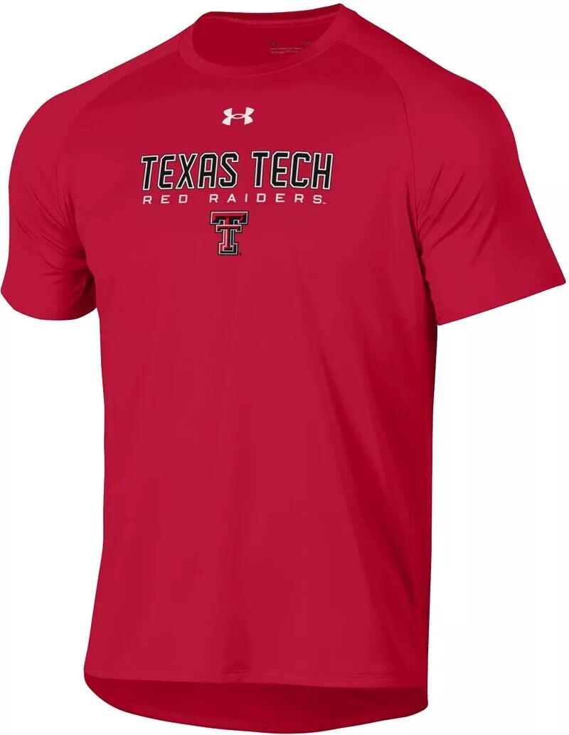 

Мужская футболка Under Armour Texas Tech Red Raiders Red Tech Performance