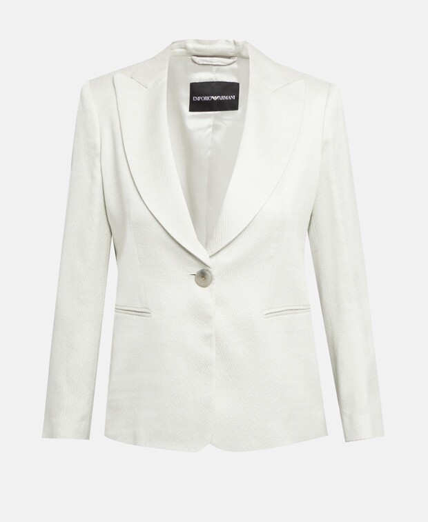 

Блейзер Emporio Armani, серый