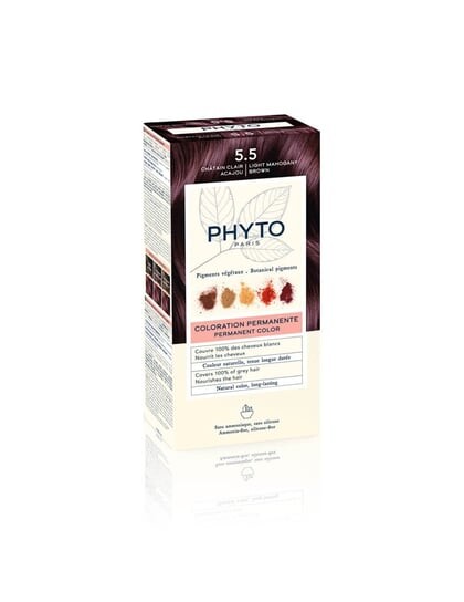 

ФИТО Перманентная краска для волос 5.5 Светло-красный коричневый, Phyto