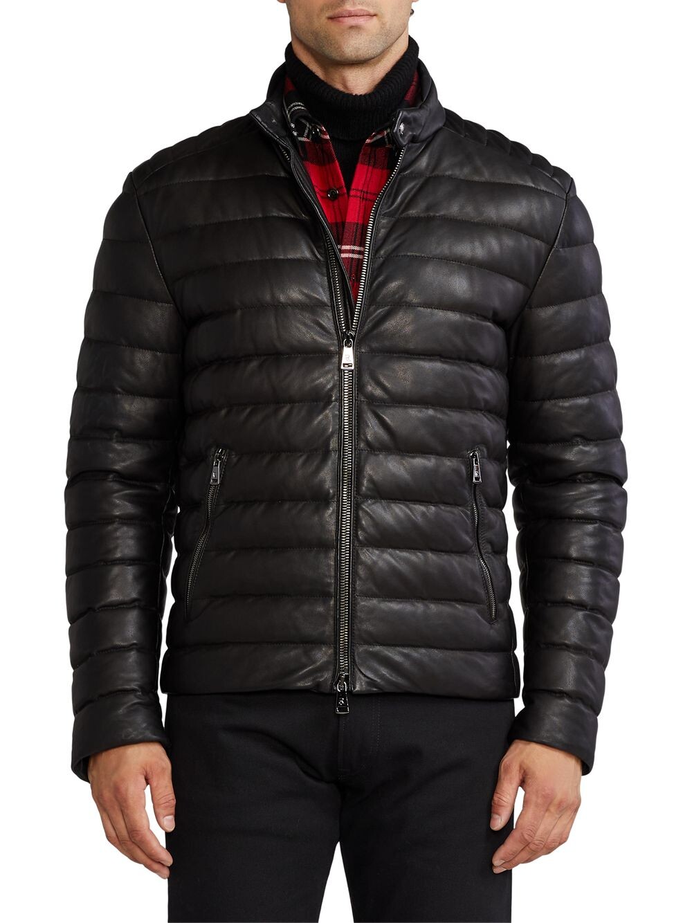 

Байкерская куртка Varens Ralph Lauren Purple Label, черный