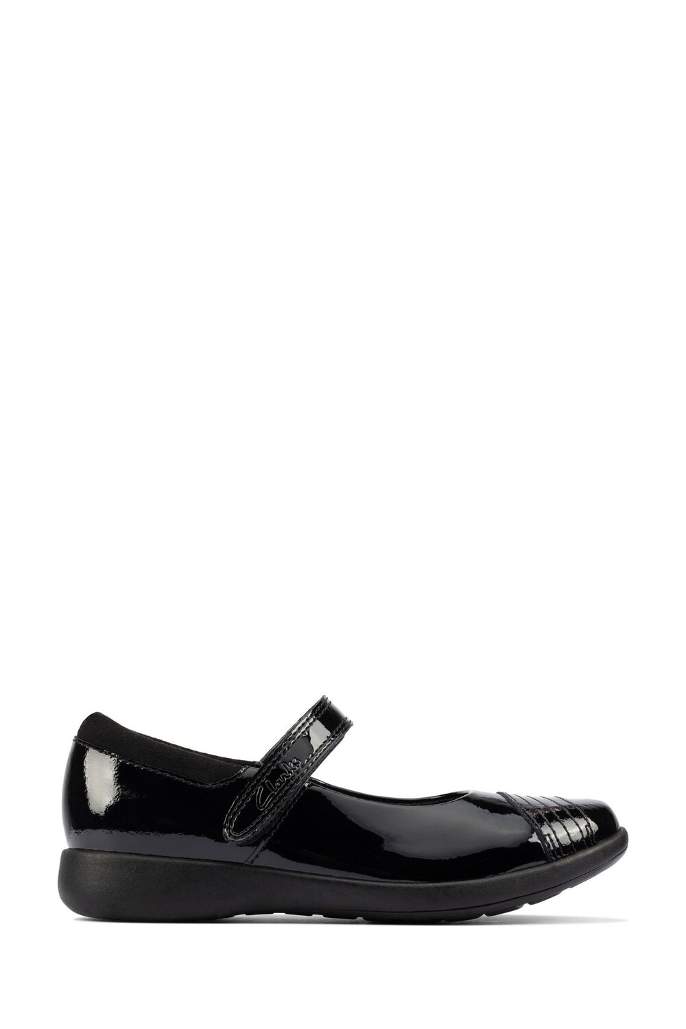 

Разноцветные кожаные туфли с радужным мотивом Clarks, черный