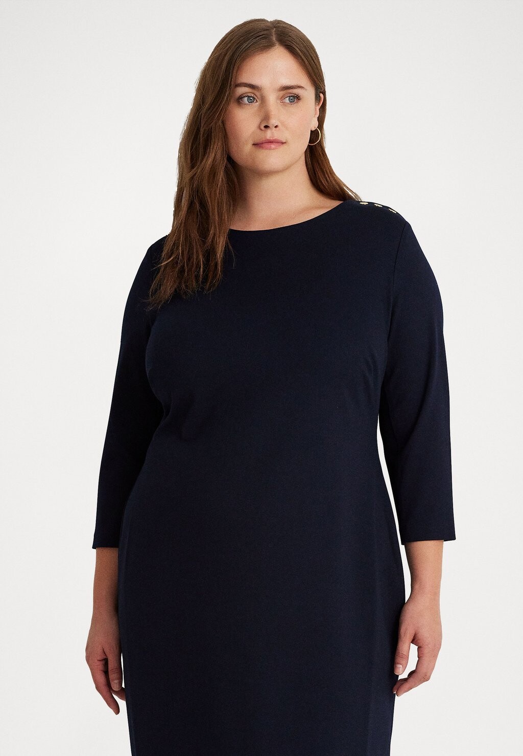 

Платье прямого кроя Lauren Ralph Lauren ROMEE SLEEVE DAY DRESS, цвет lighthouse navy