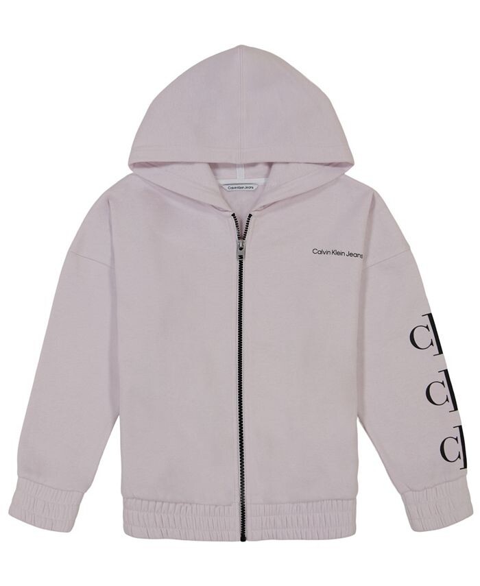 

Толстовка с логотипом Big Girls Stack Calvin Klein, фиолетовый