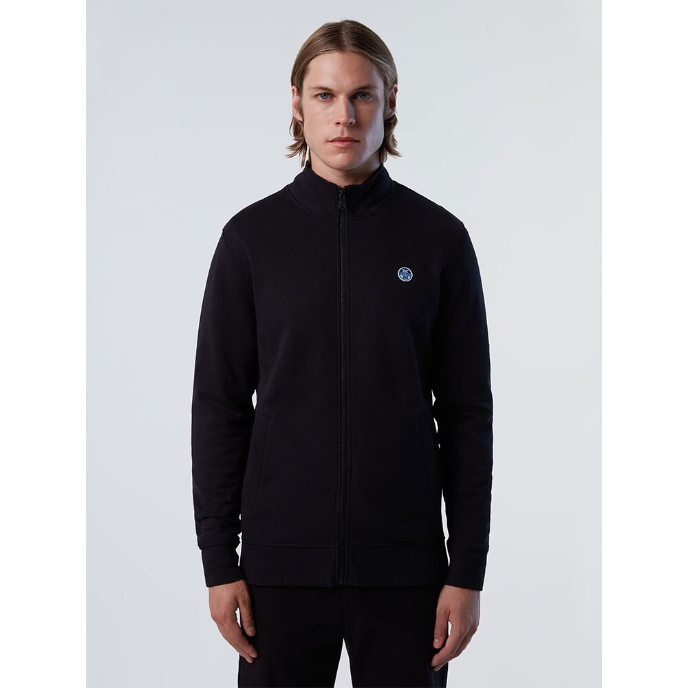 

Толстовка North Sails Logo Full Zip, черный