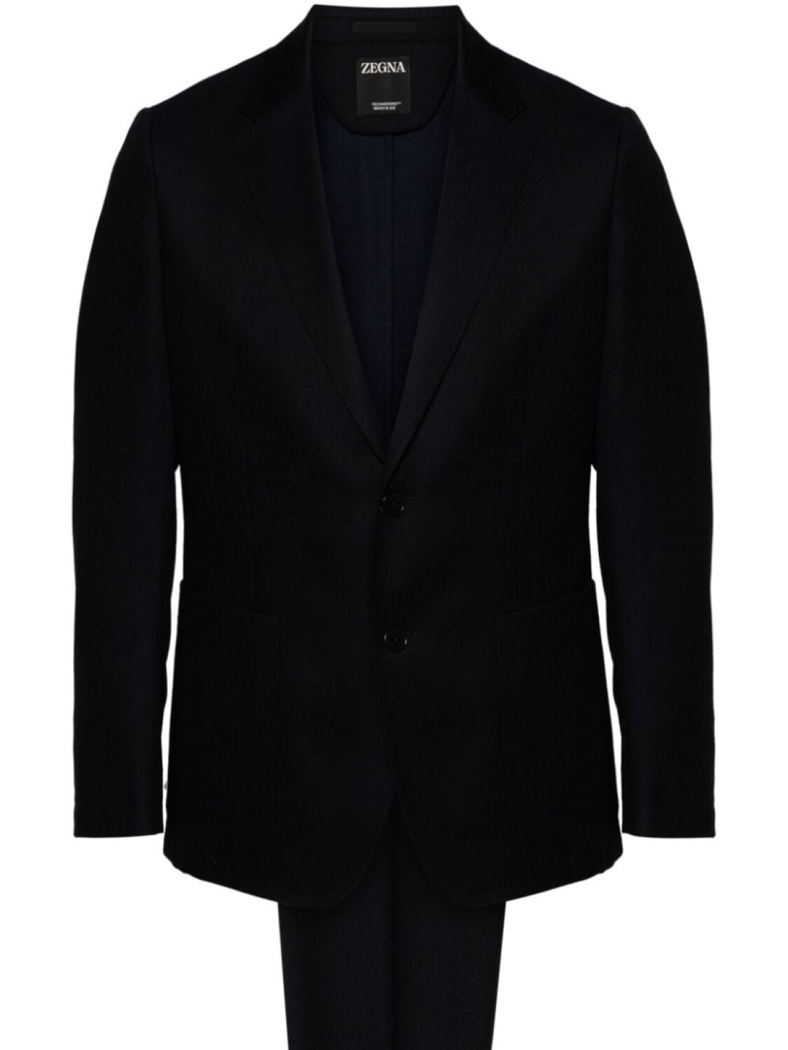 

Zegna костюм с однобортным пиджаком, синий