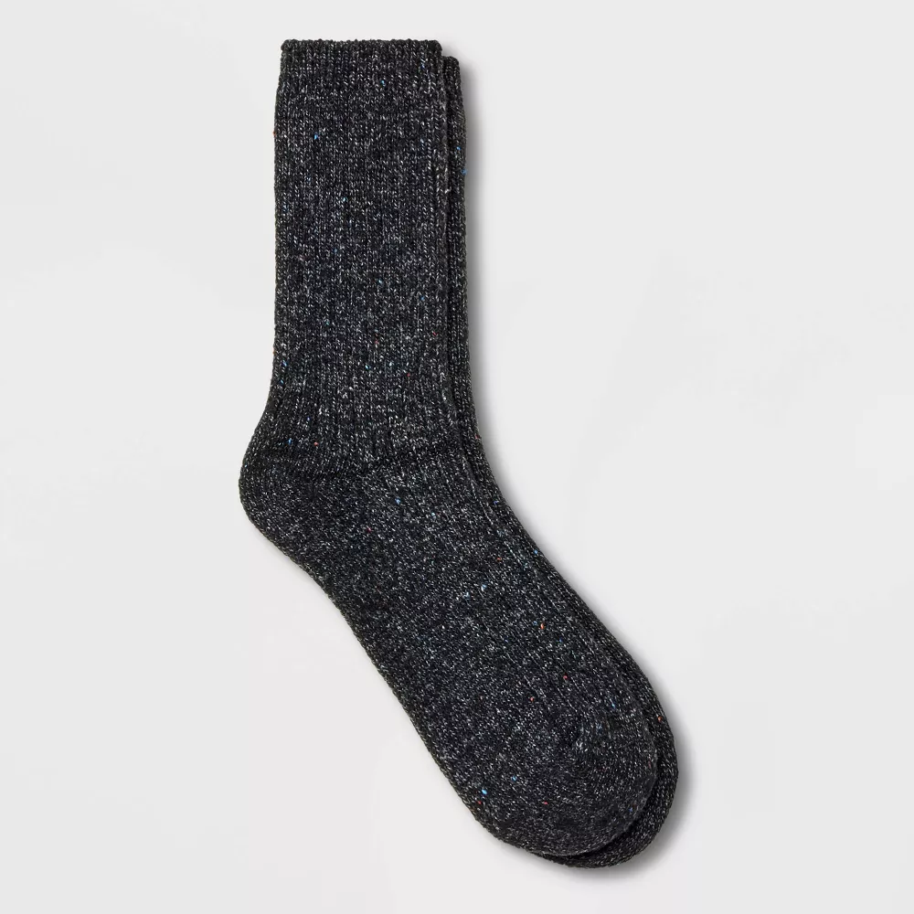 

Женские носки Flecked Rib Supersoft Crew Boot Socks Universal Thread, цвет Black