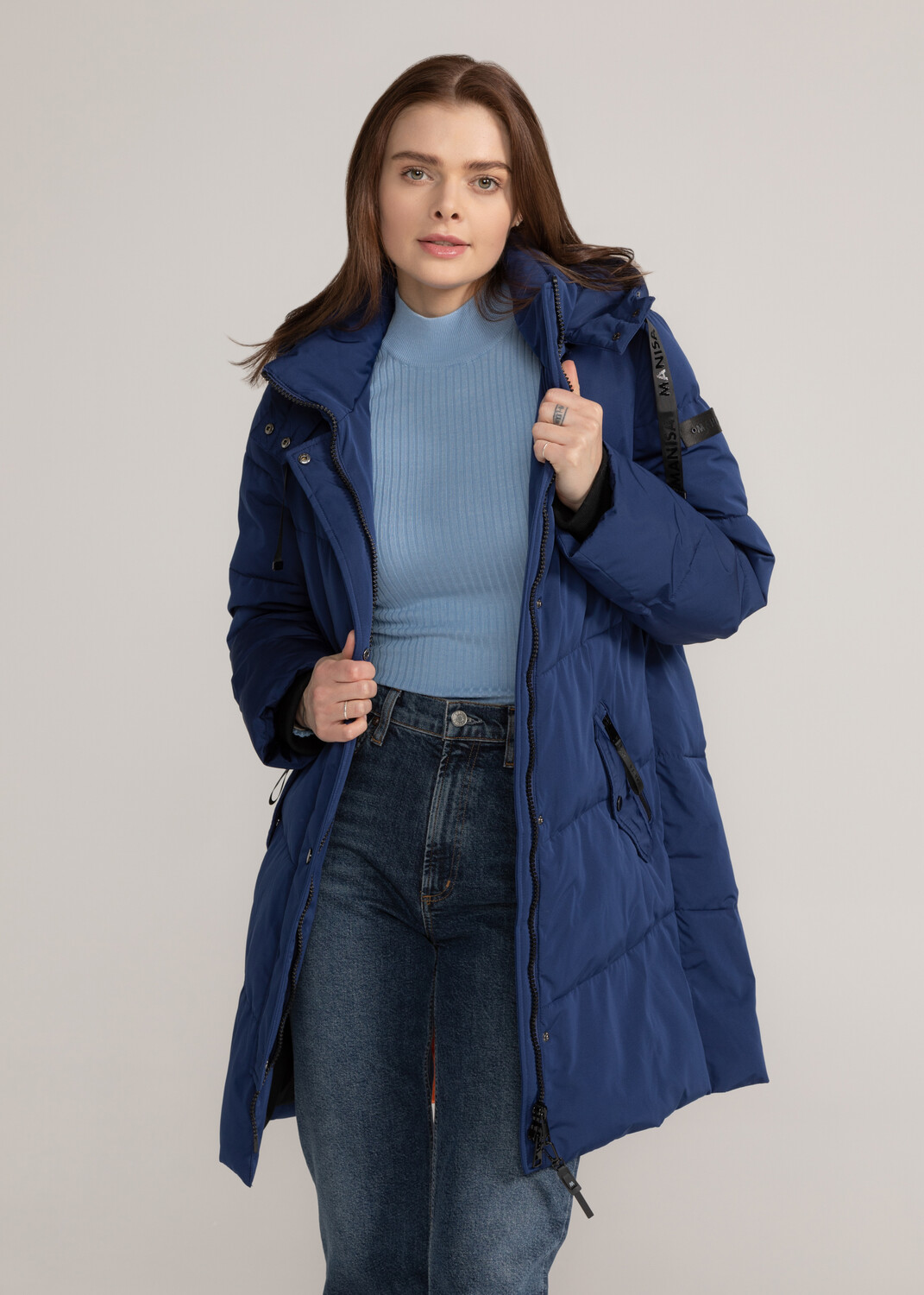 

Кожаная куртка MANISA Damen Funktionsmantel, королевский синий