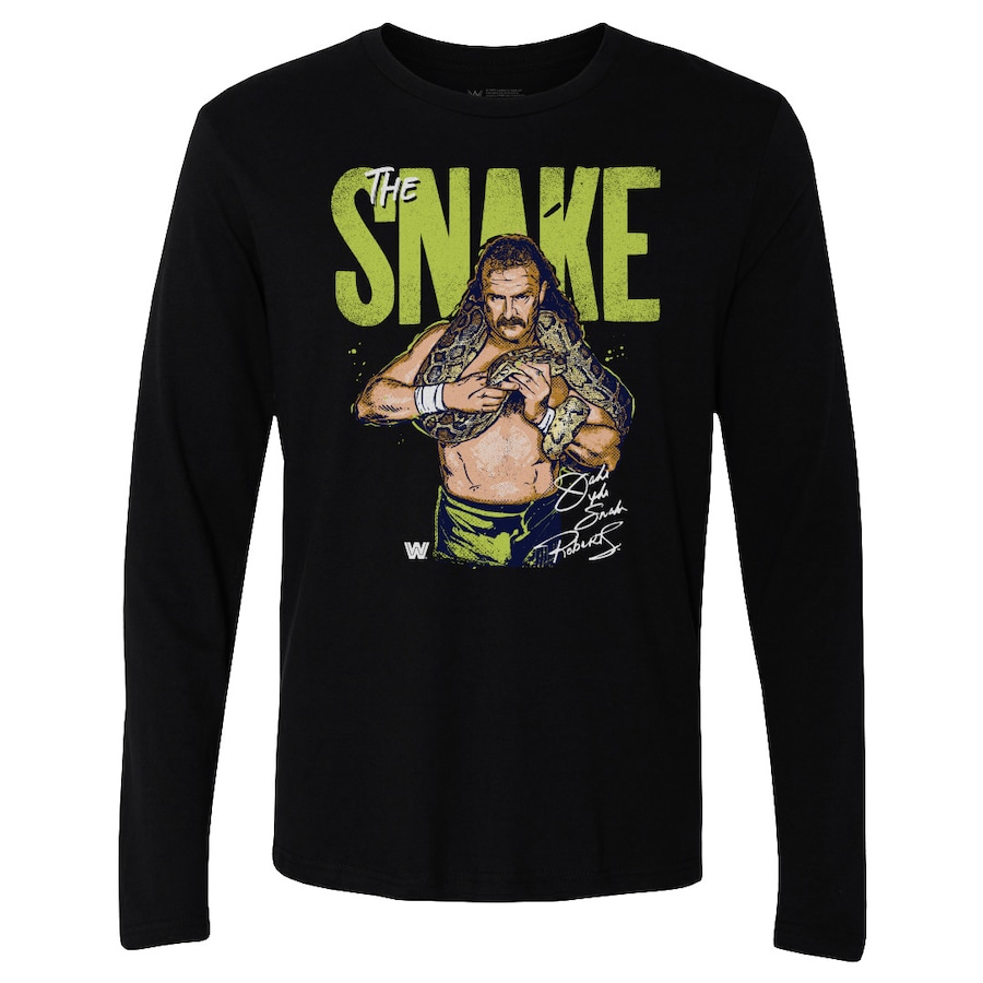 

Футболка с длинным рукавом 500 Level Jake The Snake Roberts, черный