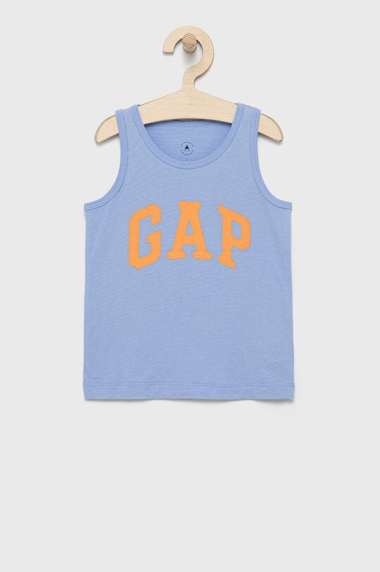 

Детская хлопковая футболка GAP, синий