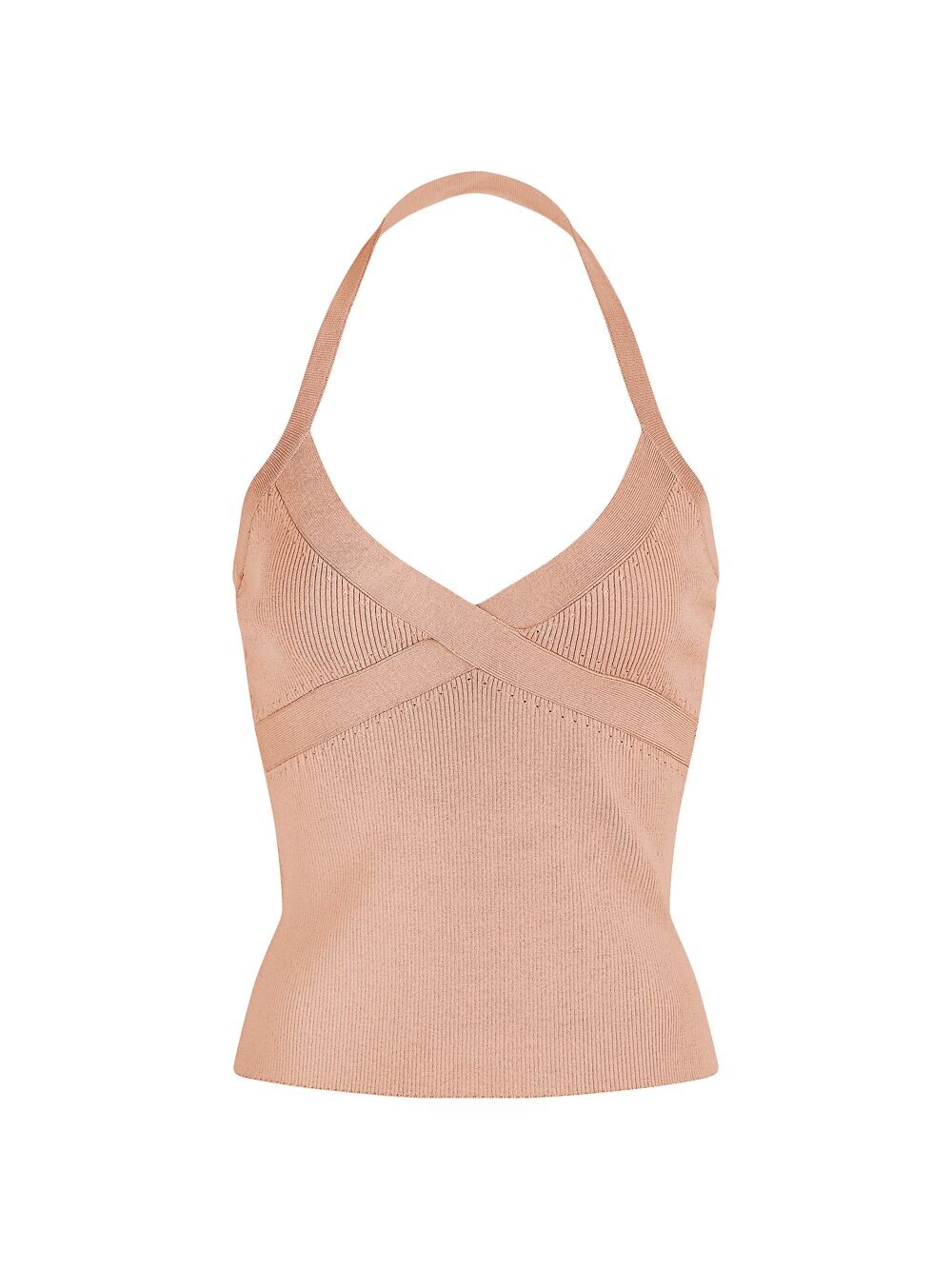 

Майка Tinsley в рубчик с лямкой на шее Halston