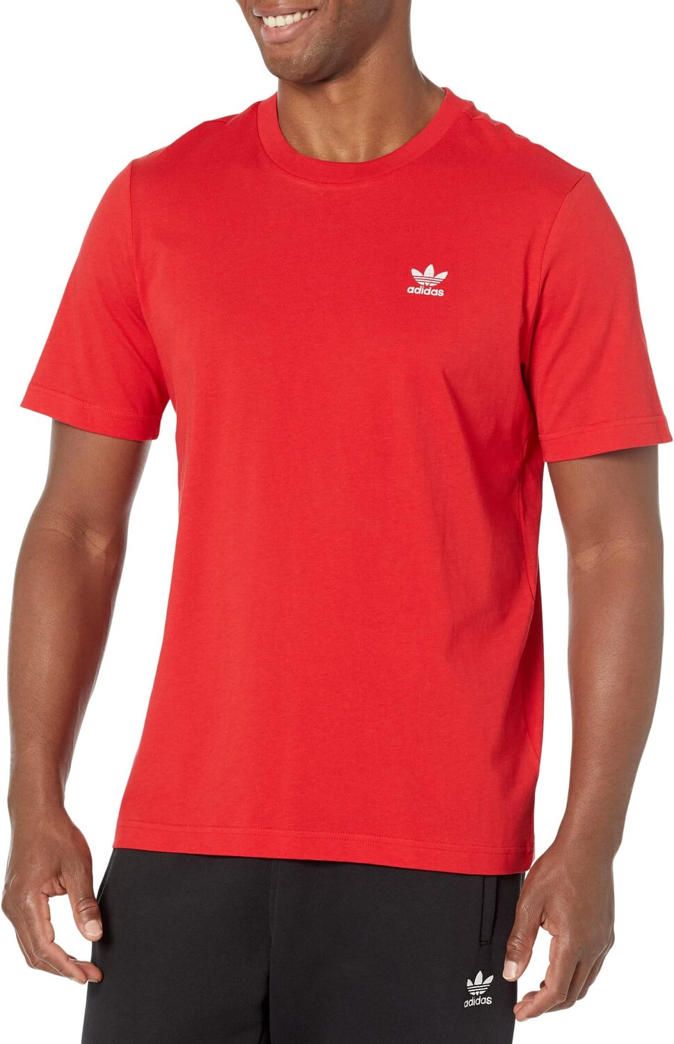 

Футболка Trefoil Essential adidas, цвет Better Scarlet