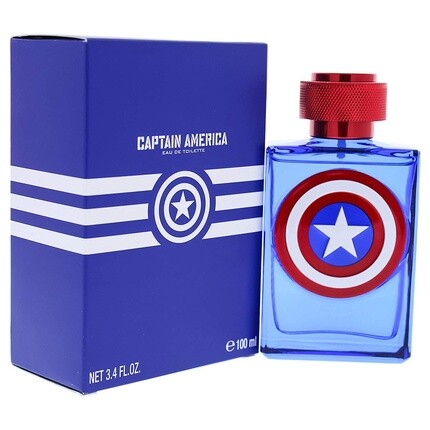 

Marvel Капитан Америка для детей, спрей EDT, 3,4 унции