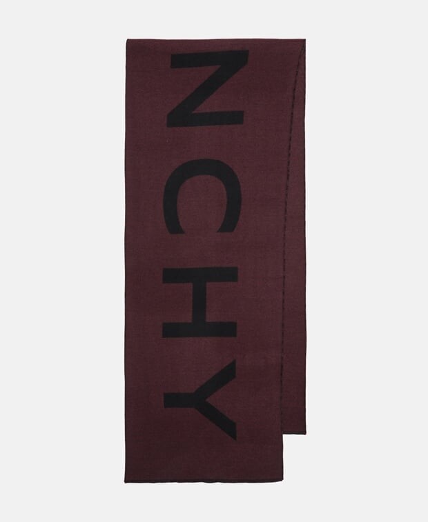 

Шерстяной шарф Givenchy, бордовый