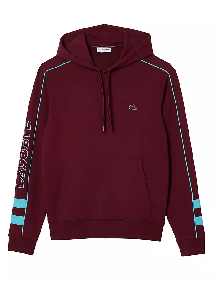 

Толстовка с логотипом Lacoste, цвет burgundy