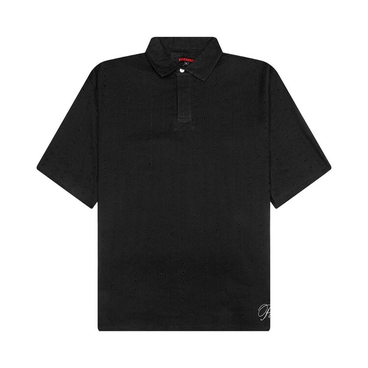 

Поло Pleasures Clarity Woven Polo, черный