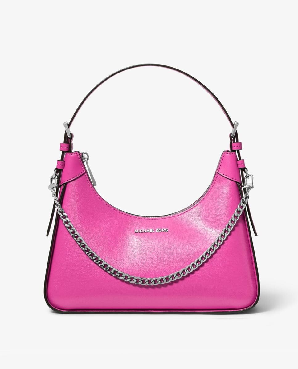 

Розовая кожаная сумка через плечо Wilma Michael Michael Kors, розовый
