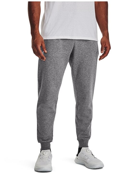 

Серые мужские брюки Loose-Fit Sweatpants 1379774-025 UA Rival Fleece Joggers Under Armour, серый