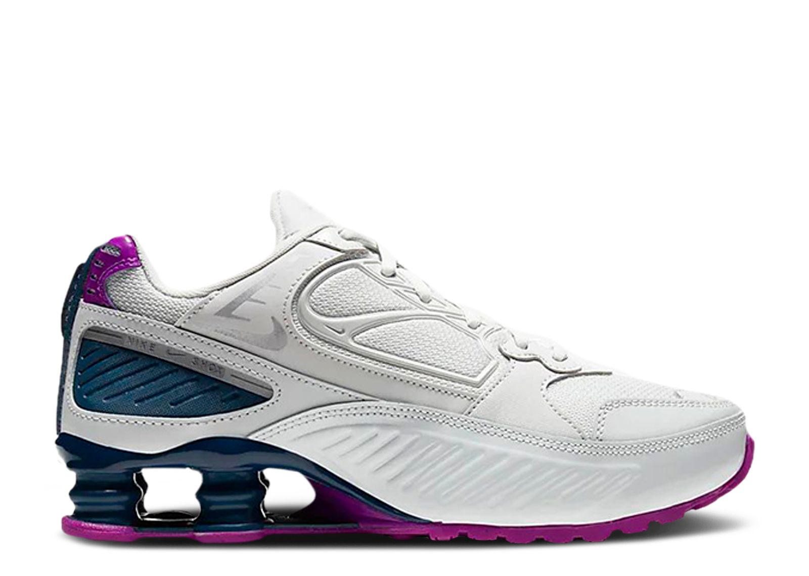 

Кроссовки Nike Wmns Shox Enigma 9000 'Photon Dust Valerian Blue', белый