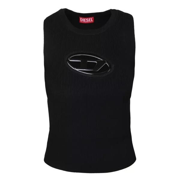 

Футболка knitted top Diesel, черный