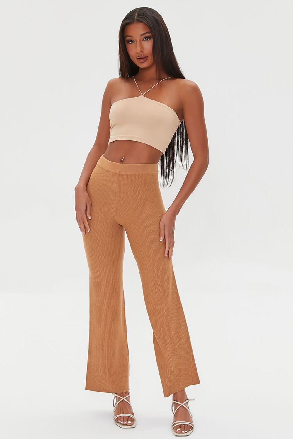 

Текстурированные брюки-свитера Forever 21, сафари