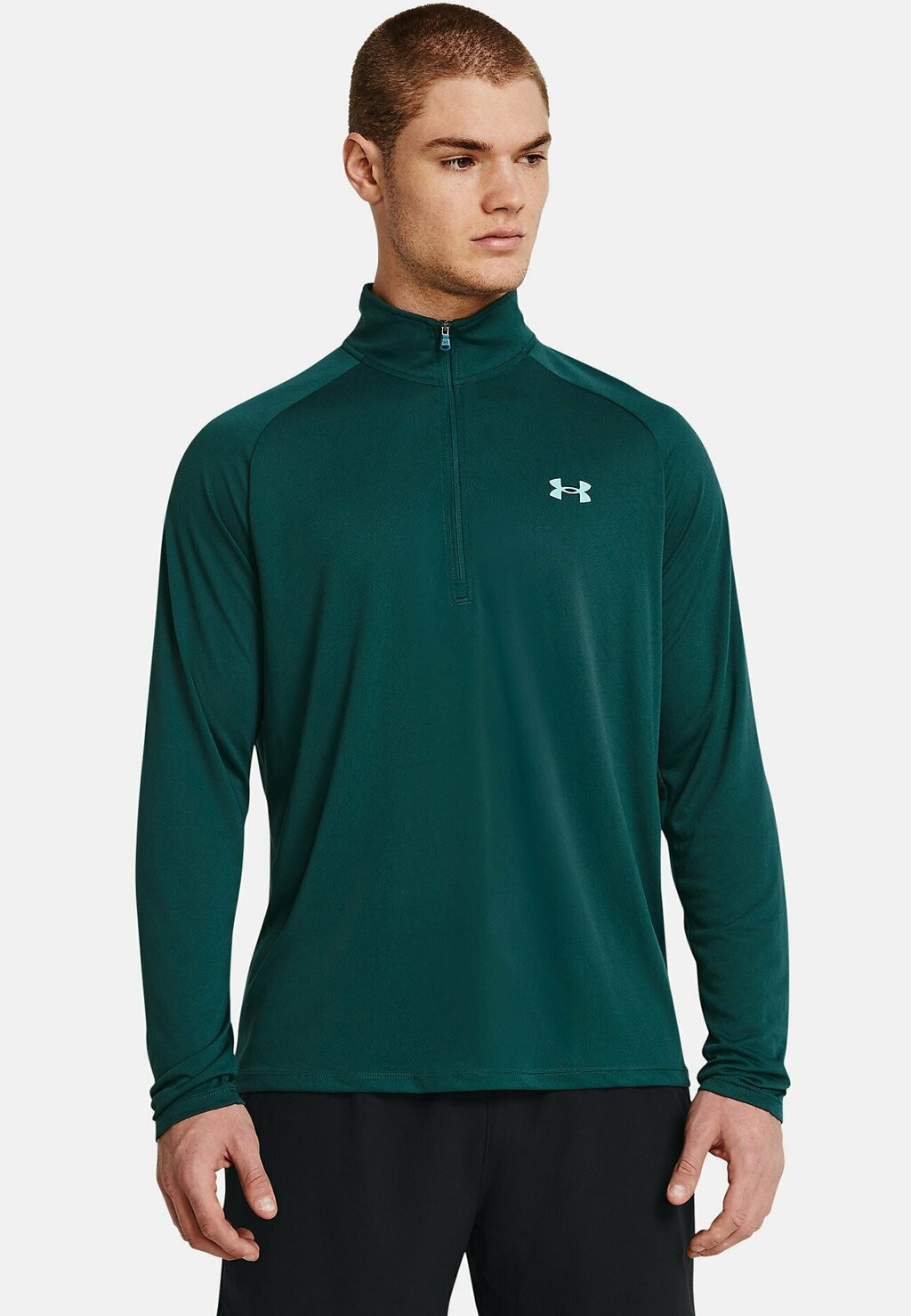 

Футболка с длинным рукавом Ua Tech 2.0 1/2 Молния Under Armour, цвет hydro teal