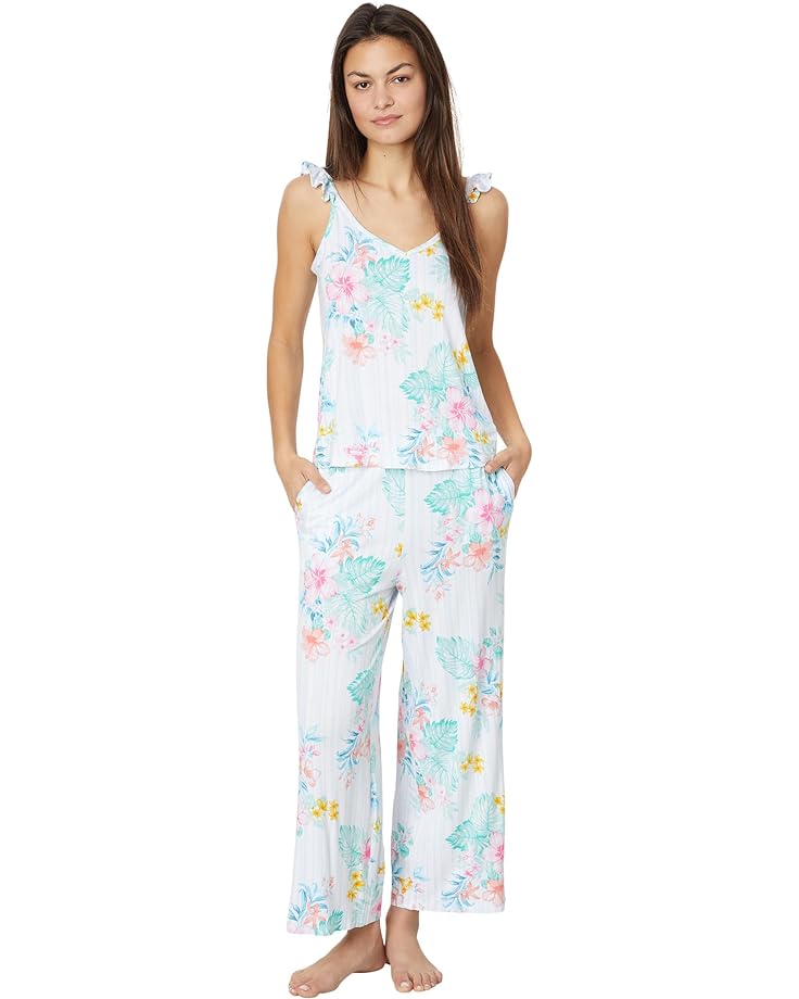 цена Пижама Tommy Bahama Sleeveless Cropped, цвет Stripe Floral