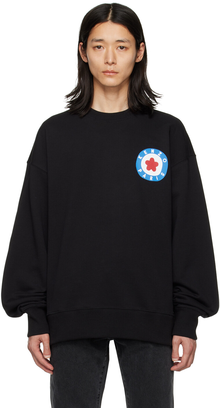 

Черный свитшот Paris Target Kenzo