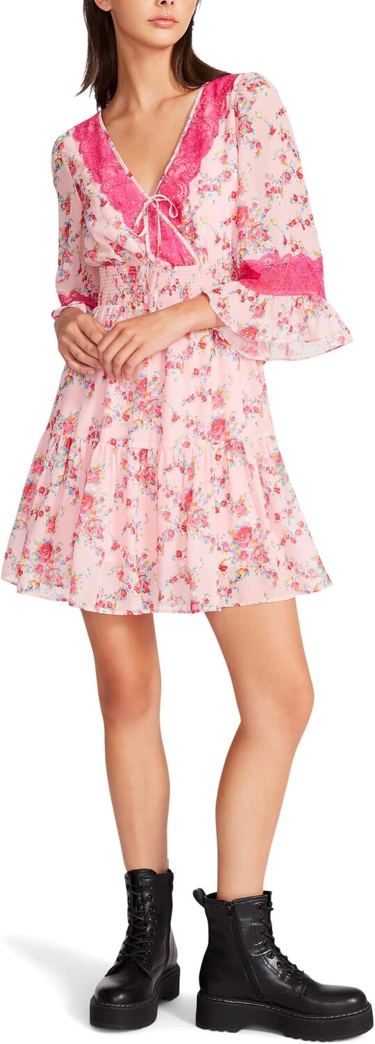 

Платье из жоржета с принтом Bush Gardens Betsey Johnson, цвет Almond Blossom