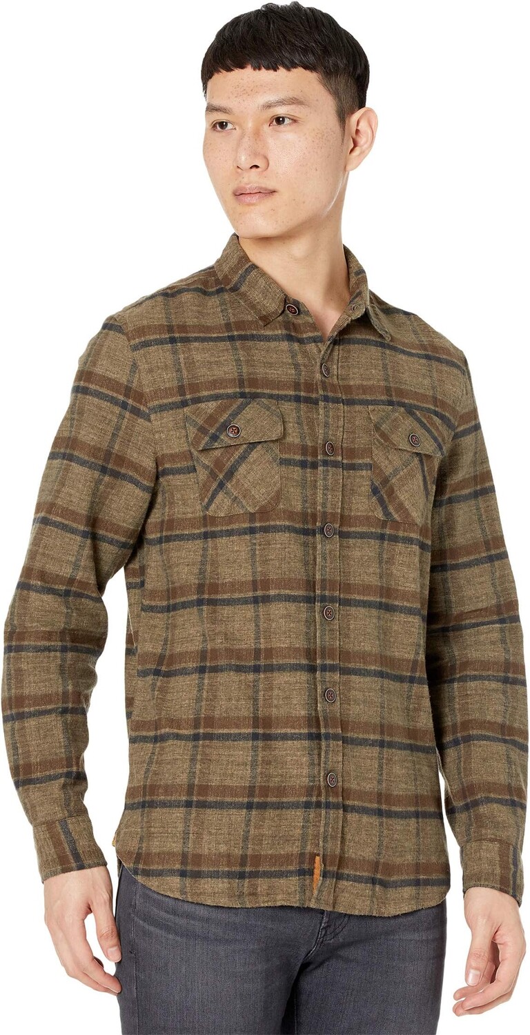 

Рубашка Nifty Genius Truman Outdoor Shirt in Plaid, коричневый