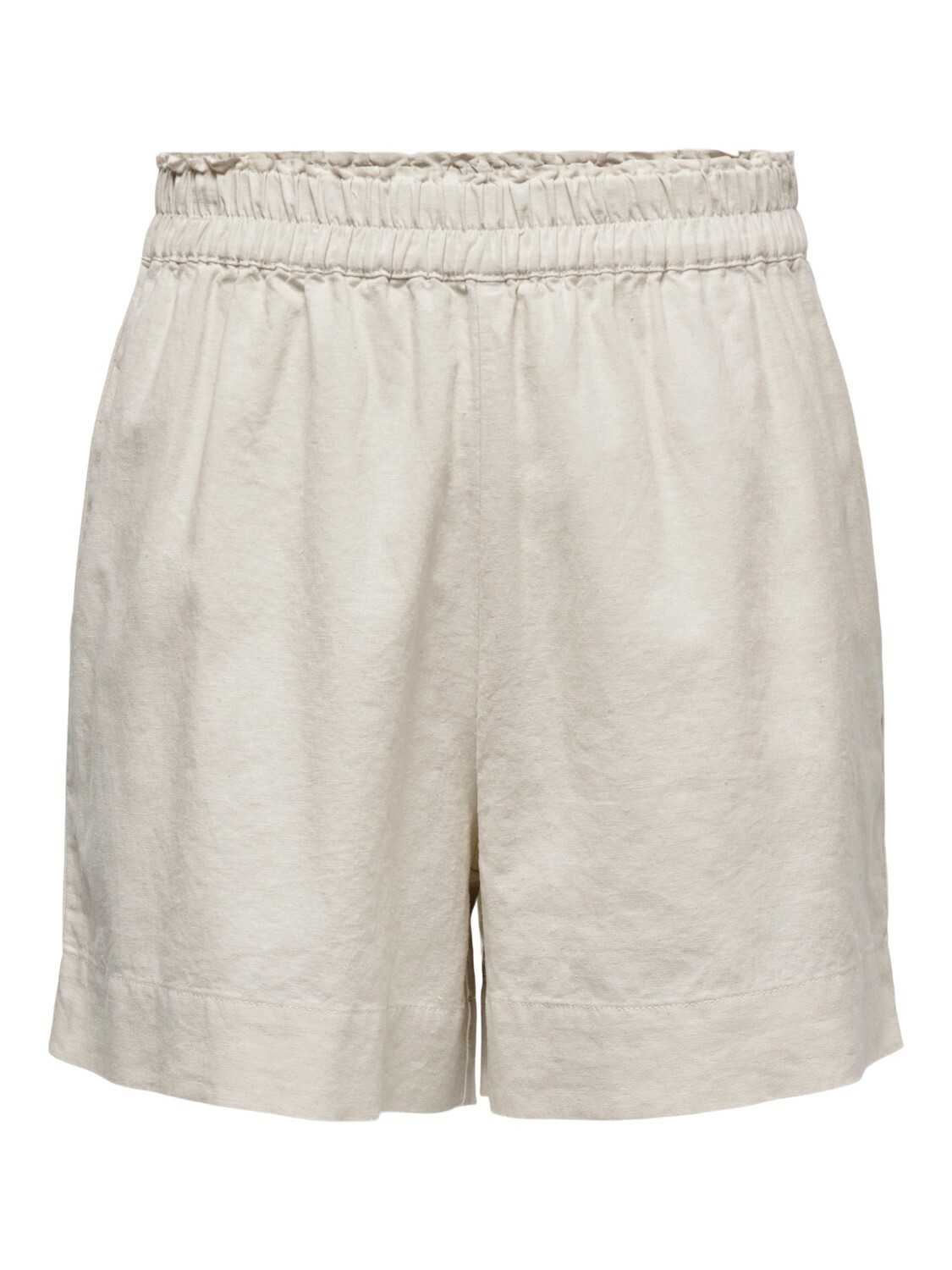 

Шорты ONLY Short ONLTOKYO HW LINEN BLEND regular/straight, бежевый