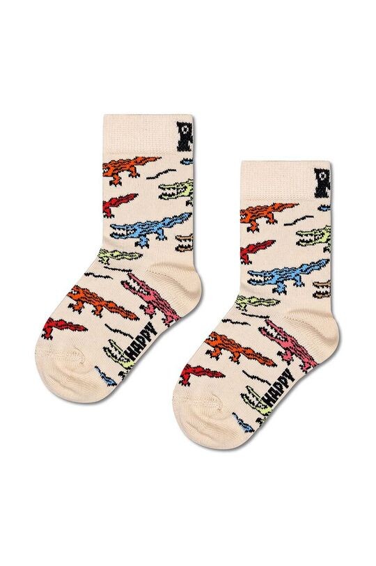 

Happy Socks Детские носки из крокодиловой кожи, бежевый