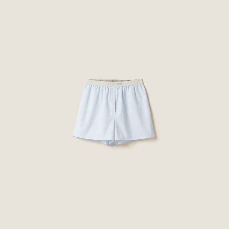 

Полосатые боксеры Miu Miu, голубой