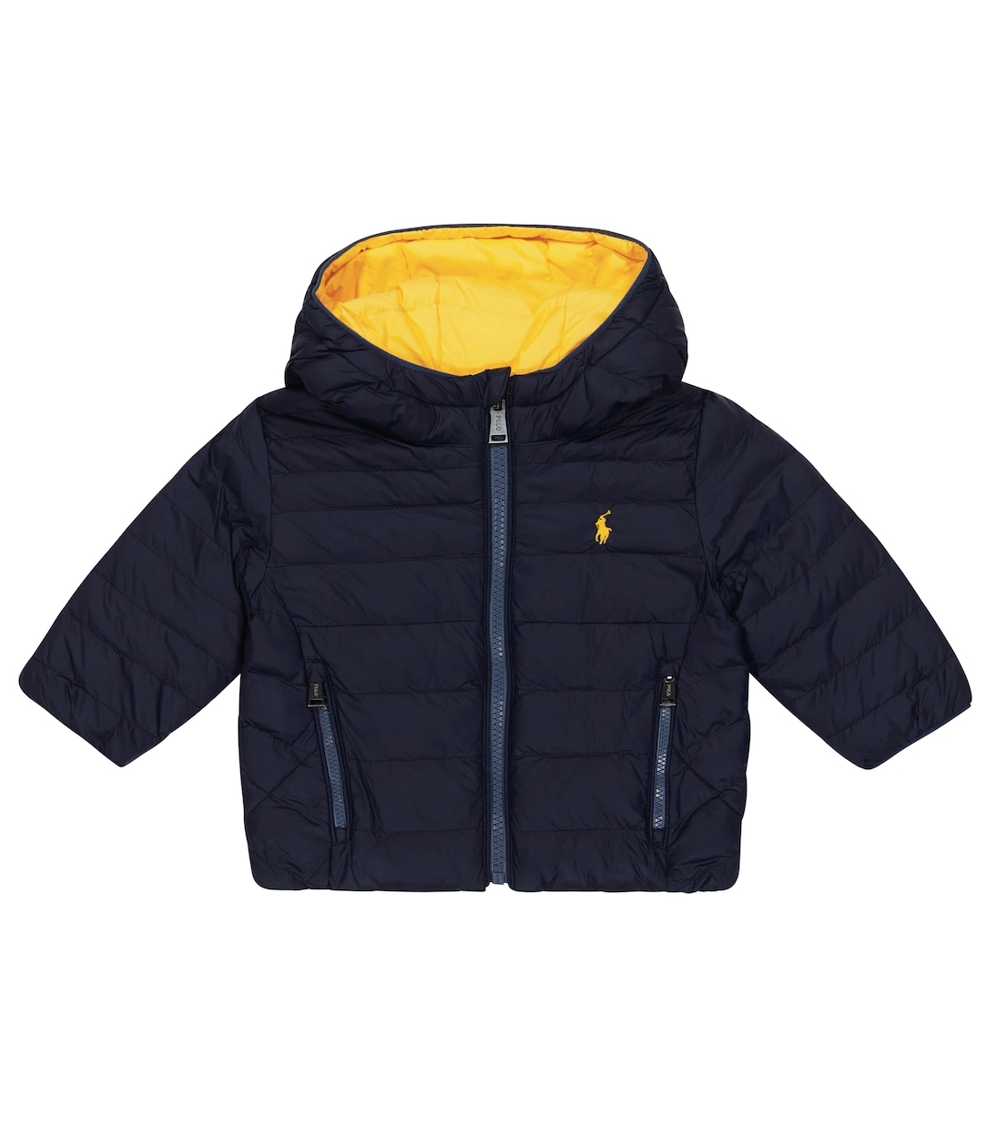 Детская двусторонняя нейлоновая куртка Polo Ralph Lauren Kids, синий