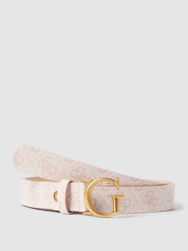 

Ремень с пряжкой, модель "GINEVRA LOGO" Guess, розовый