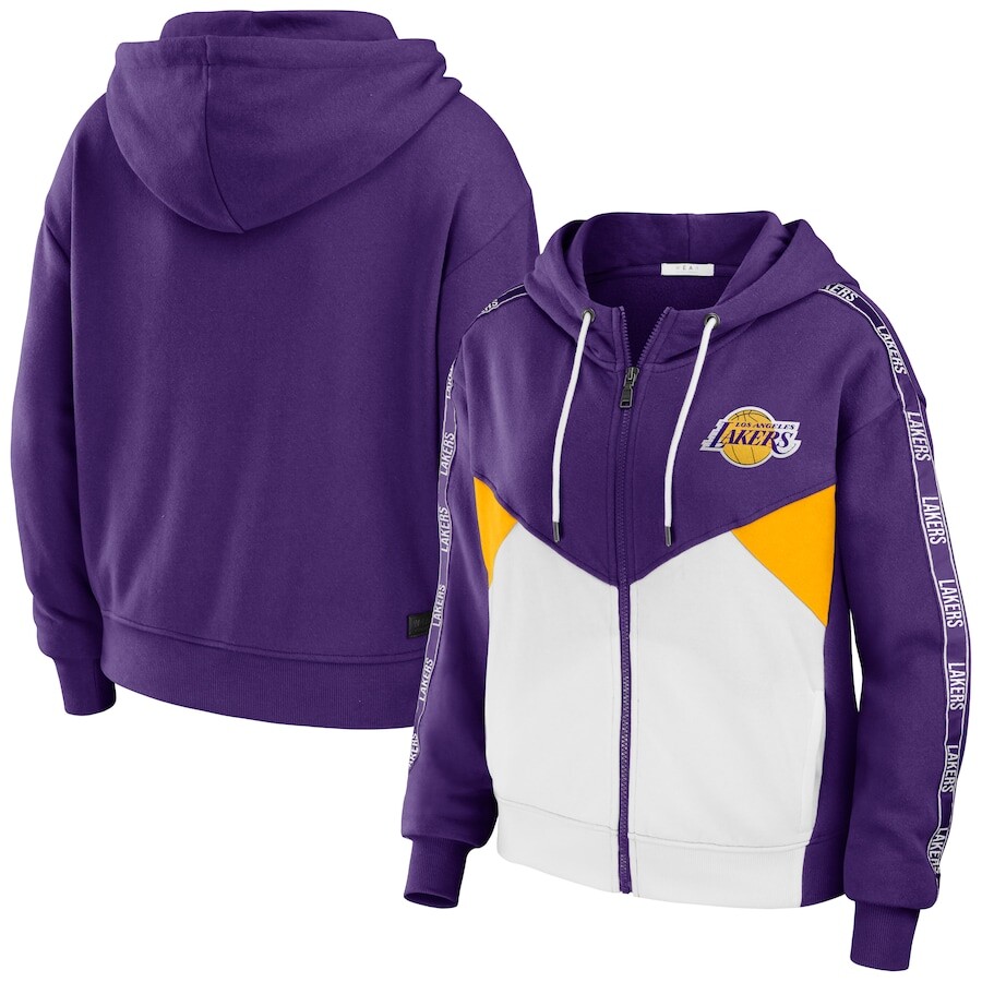 

Толстовка на молнии WEAR by Erin Andrews Los Angeles Lakers, фиолетовый