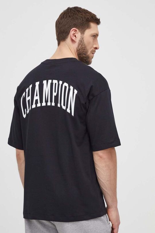 

Хлопковая футболка Champion, черный