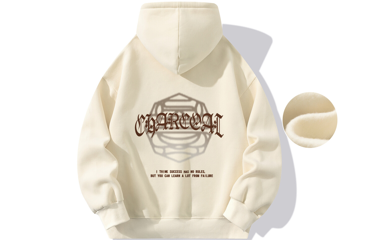 

Original Charcoal Оригинальный темно-серый свитшот унисекс, Бежевый (обычный)