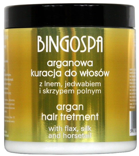 Средство для ухода за волосами Bingospa Argan с льном средство для ухода за волосами curlykids со смешанной текстурой
