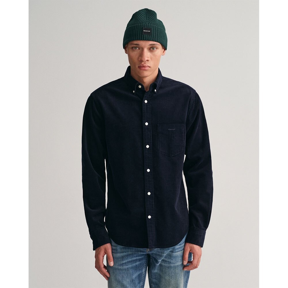 

Рубашка Gant Reg Ut Corduroy, синий