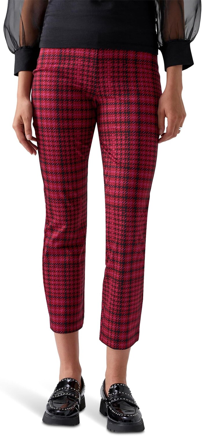 Брюки Carnaby Kick Crop Sanctuary, цвет Pink Glen Plaid