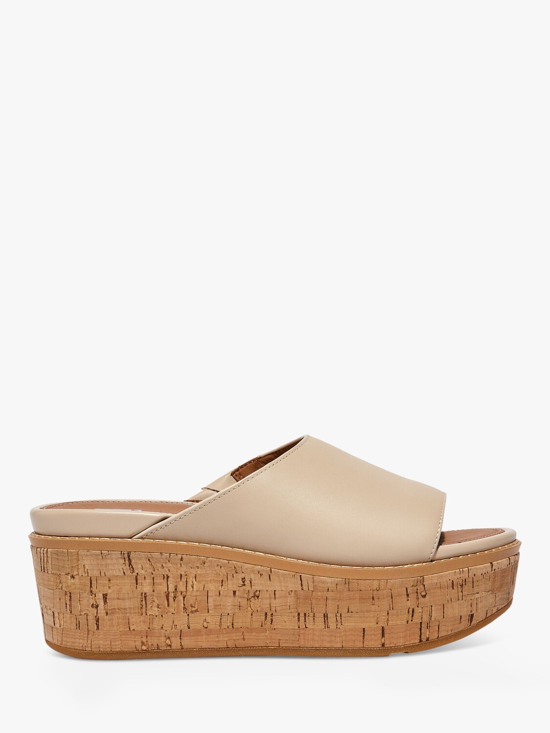 

Кожаные мюли на танкетке FitFlop Eloise, бежевый камень