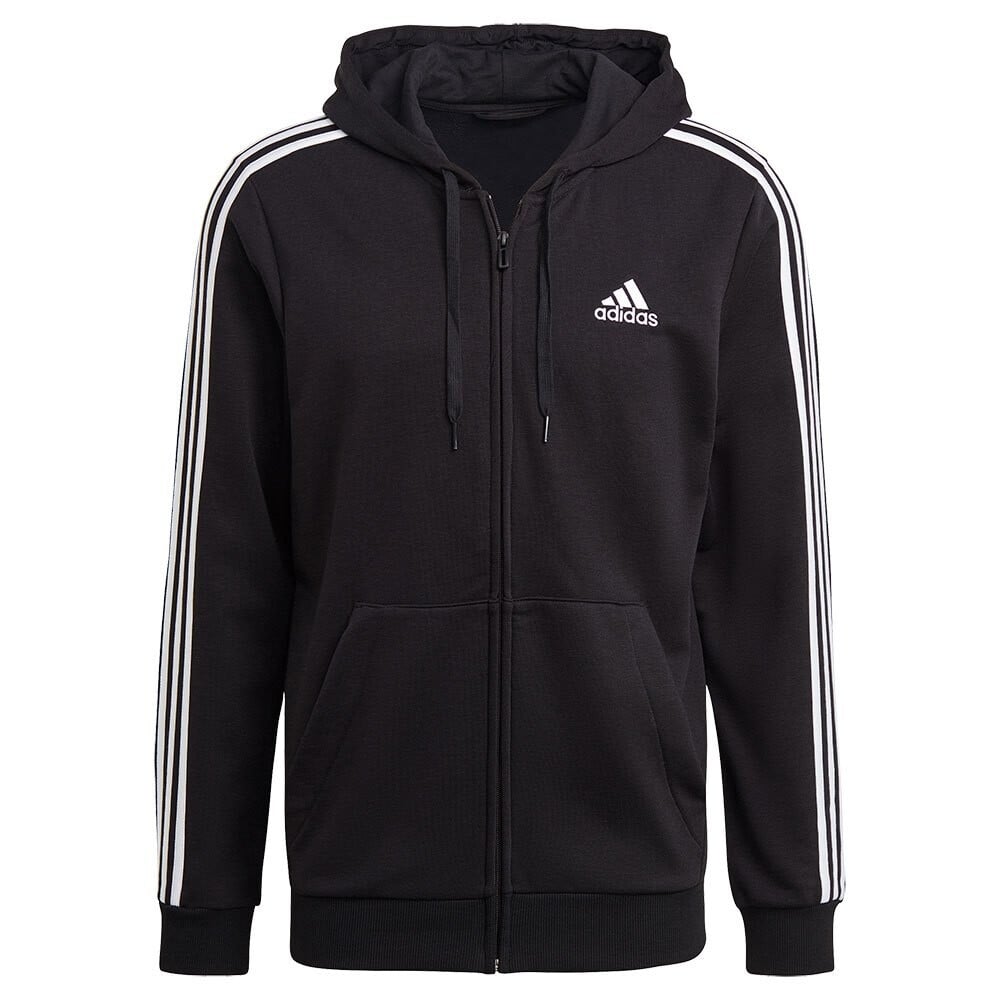 

Толстовка adidas Sportswear Essentials French Terry 3 Stripes Full Zip, черный