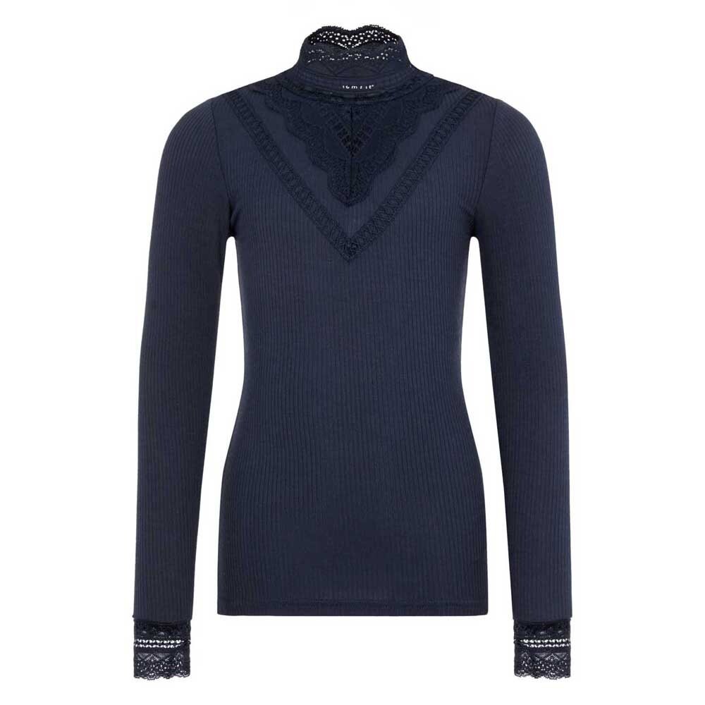 

Футболка с длинным рукавом Name It Runi High Neck Lace, синий