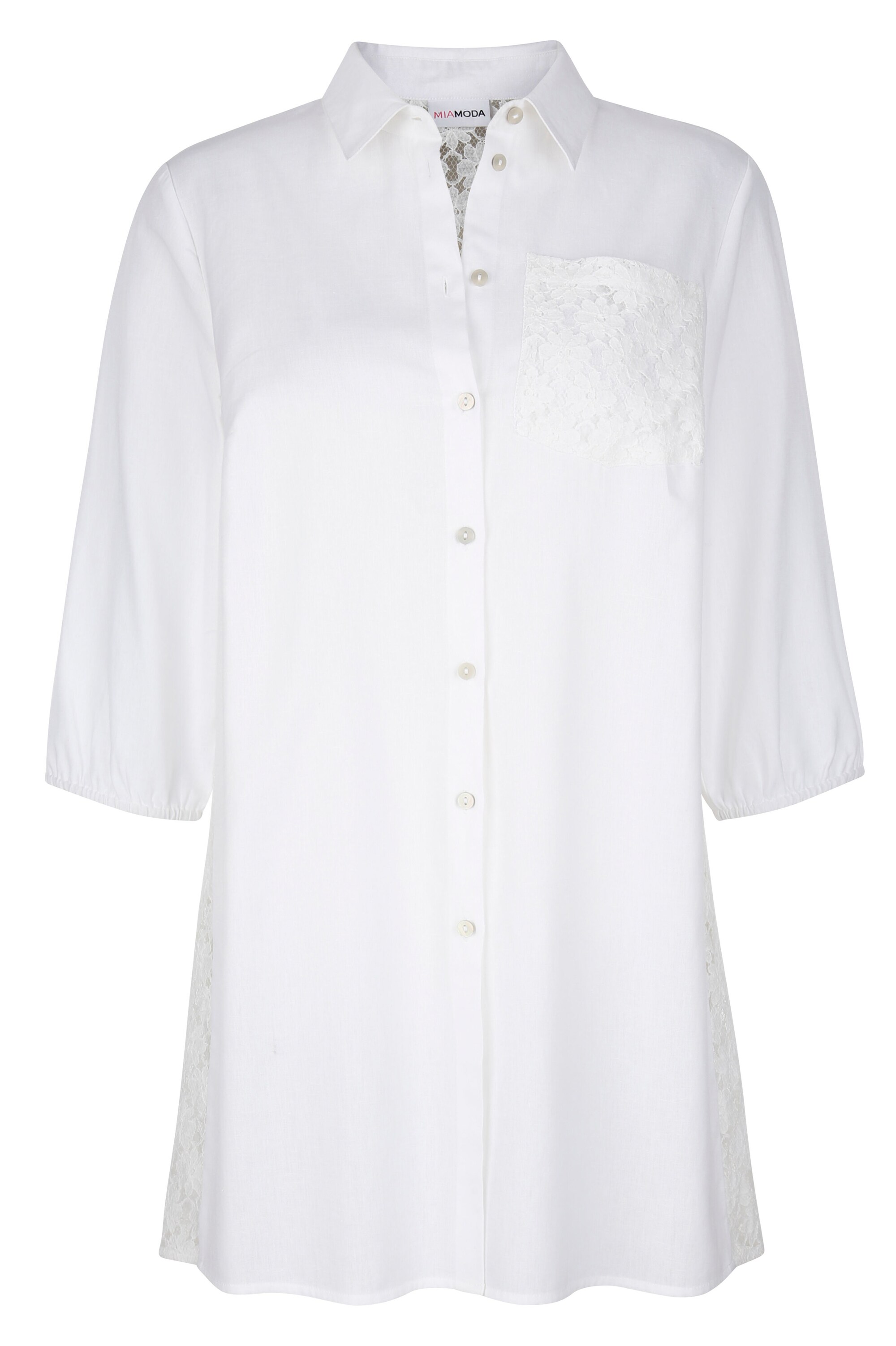 Блуза MIAMODA Hemd, белый