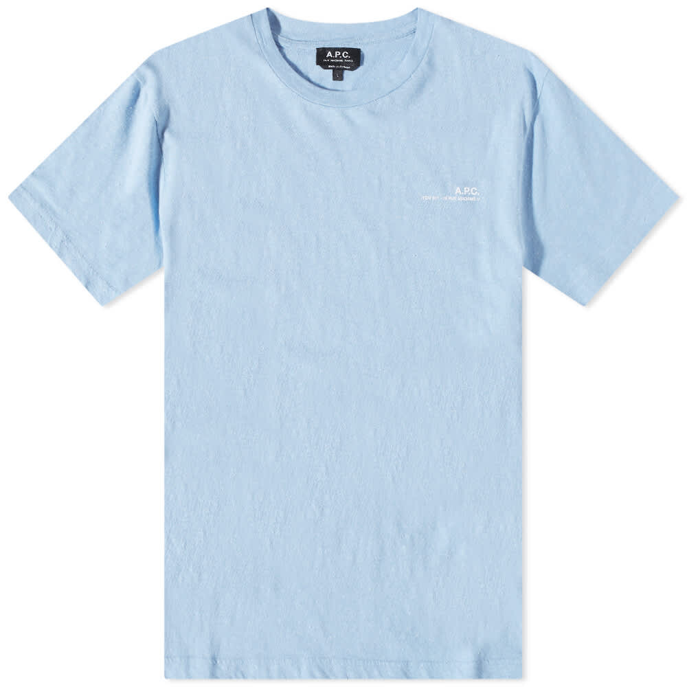 

A.P.C. Товар: футболка с логотипом, синий