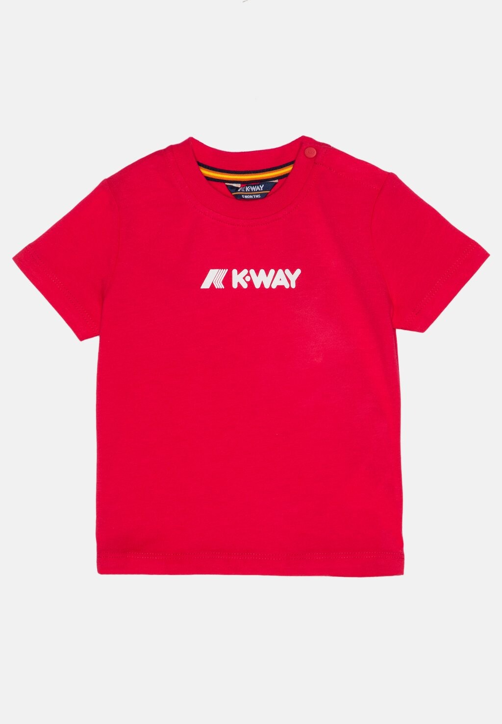 

Футболка с принтом PETE LOGO BABY TEE UNISEX K-Way, цвет red berry